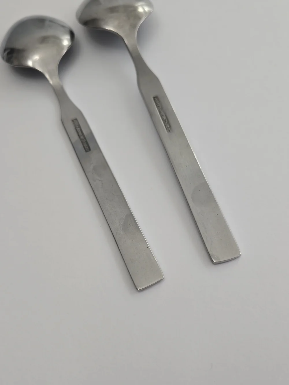 Vintage MCM Oneida Northland Stainless Set Of 2 Impulse Serving Spoons 8